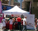 Slow Food Araba-Álava presentando a nuestros productos y productores en el rincón de la capitalidad gastronómica del Mercado de la Almendra de Vitoria-Gasteiz