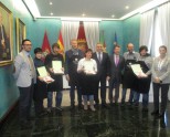 Entrega de las acreditaciones km0, con las que Slow Food reconoce a los cocineros y cocineras que potencian los productos locales y del Arca del Gusto