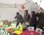 Slow Food Araba-Álava con nuestros productos y productores en el Mercado de La Almendra de Vitoria-Gasteiz