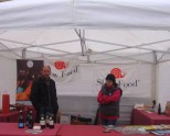 Slow Food Araba-Álava con nuestros productos y productores en el Mercado de La Almendra de Vitoria-Gasteiz