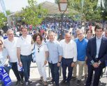 Presentación de Productos Alaveses en la Fan Zona del Alavés en la Plaza Cuña Verde Latina de Madrid